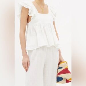 Anaak Astrid ruffle cotton top